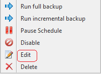 use edit button